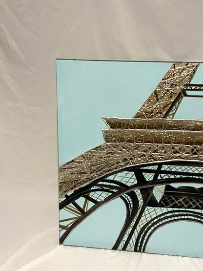 Paris in Blue Canvas Painting