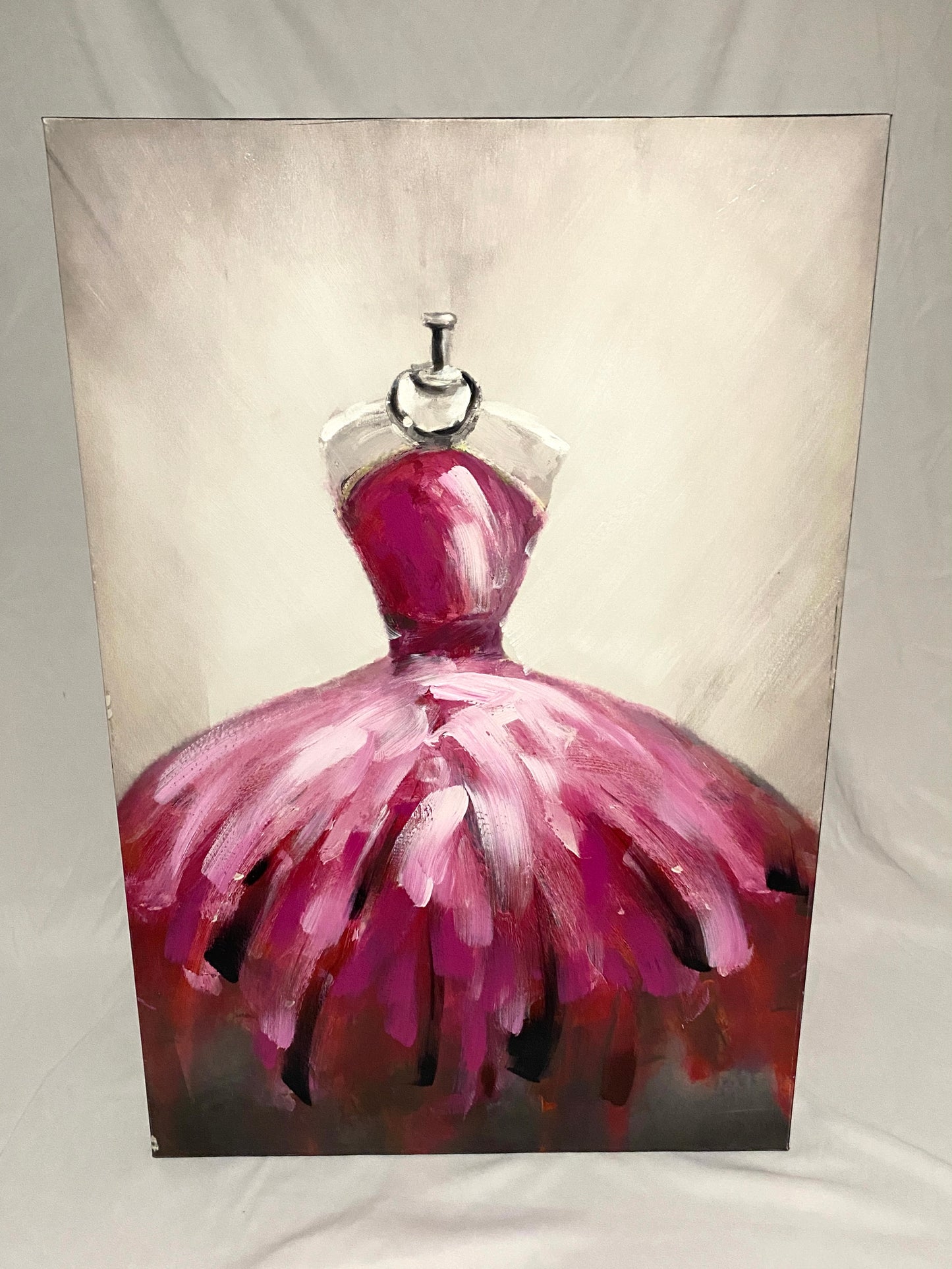 Pink Elegance Canvas Painting