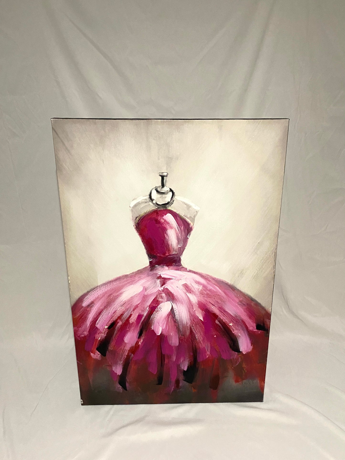 Pink Elegance Canvas Painting