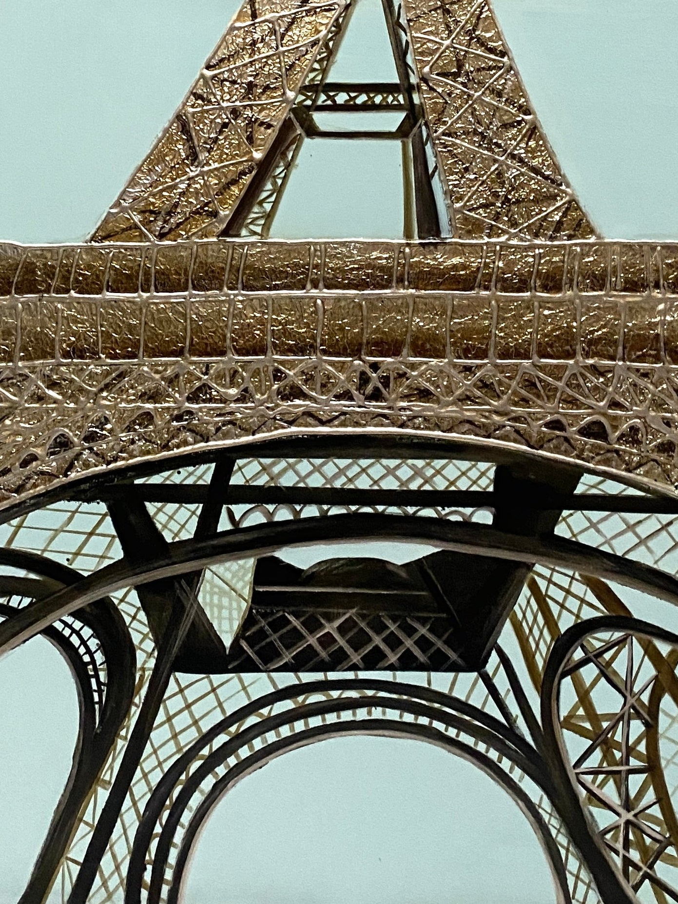 Paris in Blue Canvas Painting