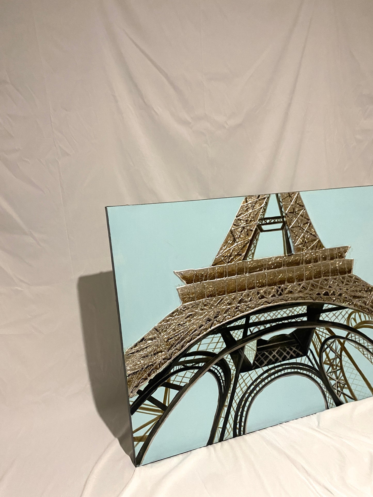 Paris in Blue Canvas Painting