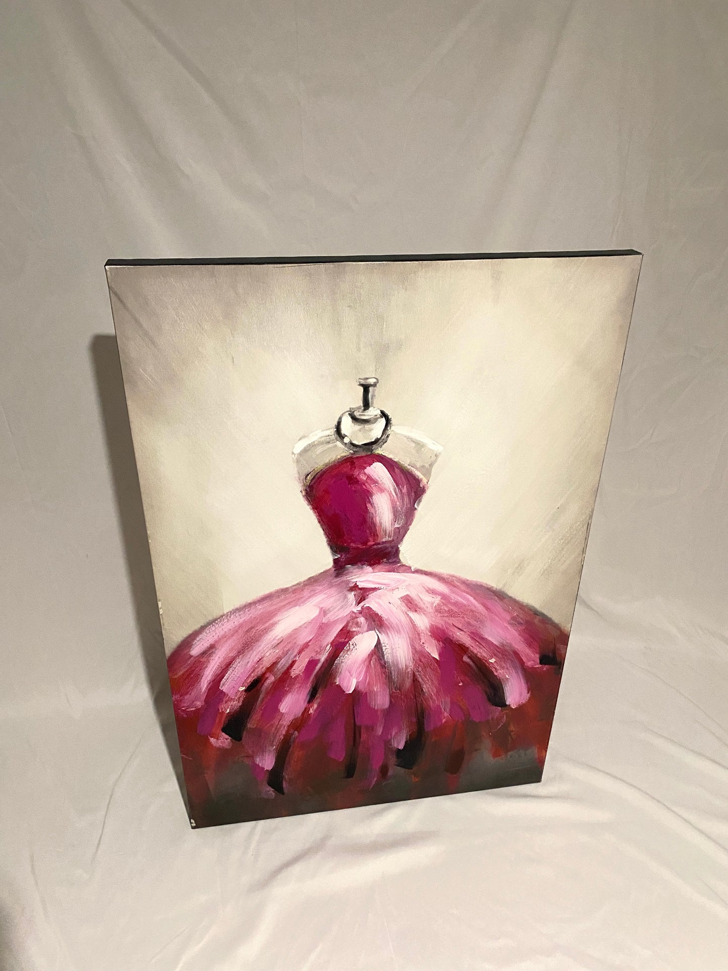 Pink Elegance Canvas Painting