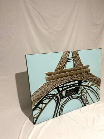 Paris in Blue Canvas Painting