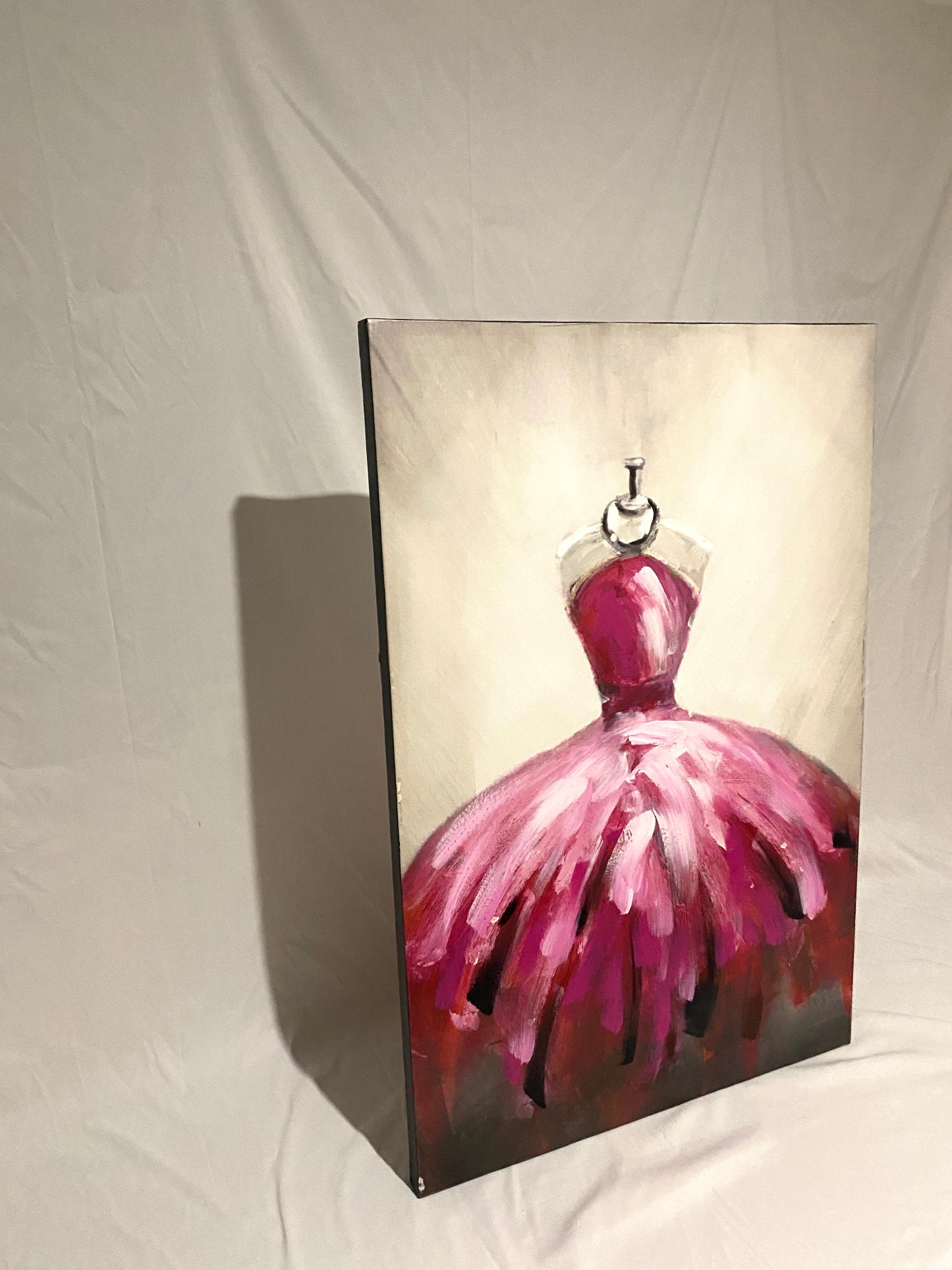 Pink Elegance Canvas Painting